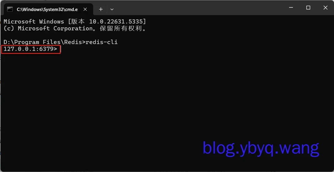 redis-cli
