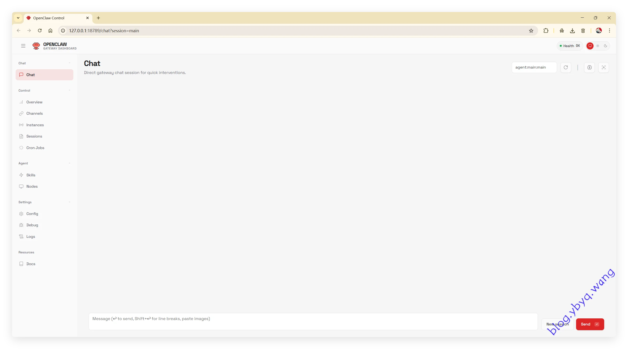OpenClaw Web 界面 OpenClaw Web 界面